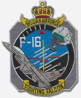 Patch F-16 Fighting Falcon Belgian Air Force